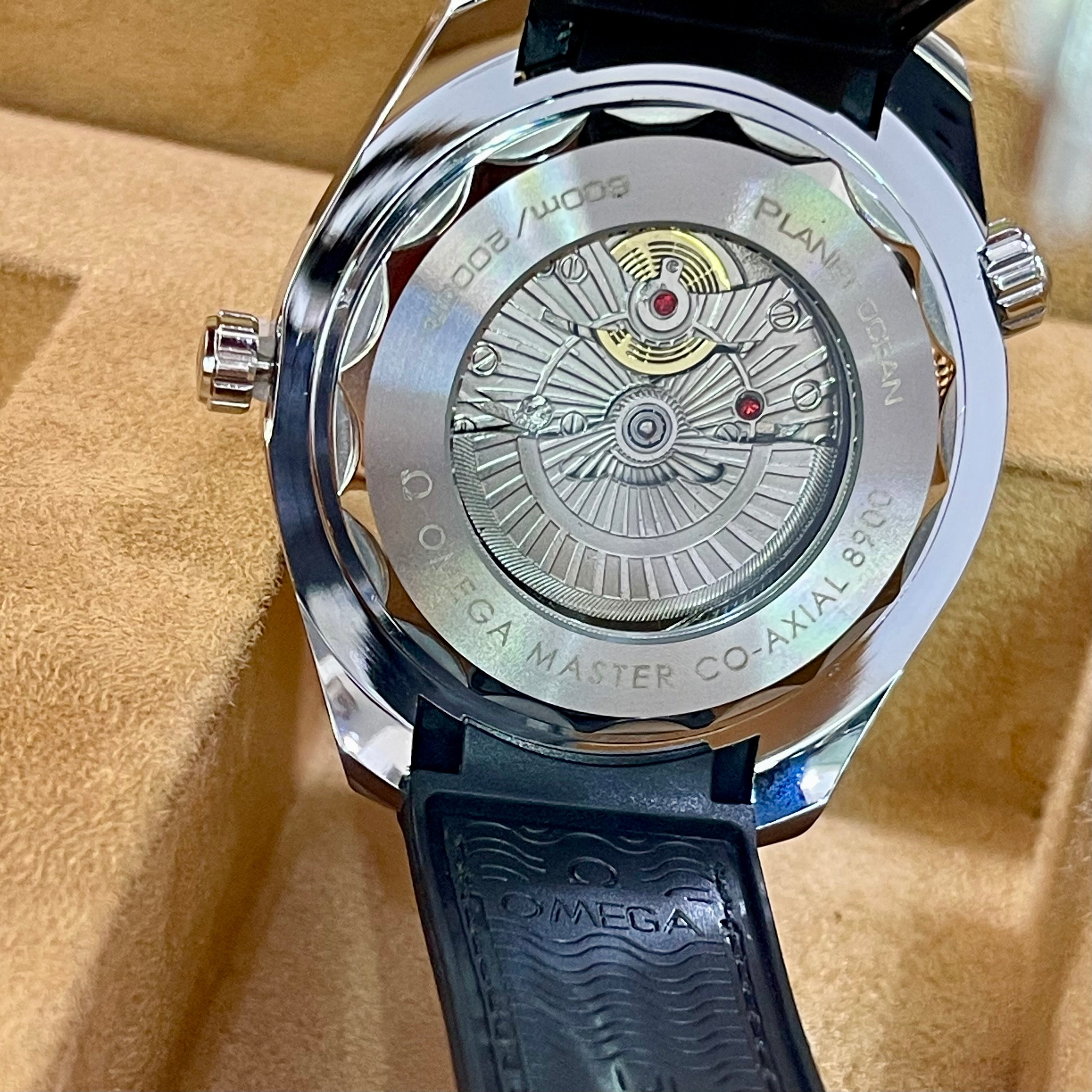 Omega Seamaster Planet Ocean Black Rubber Strap