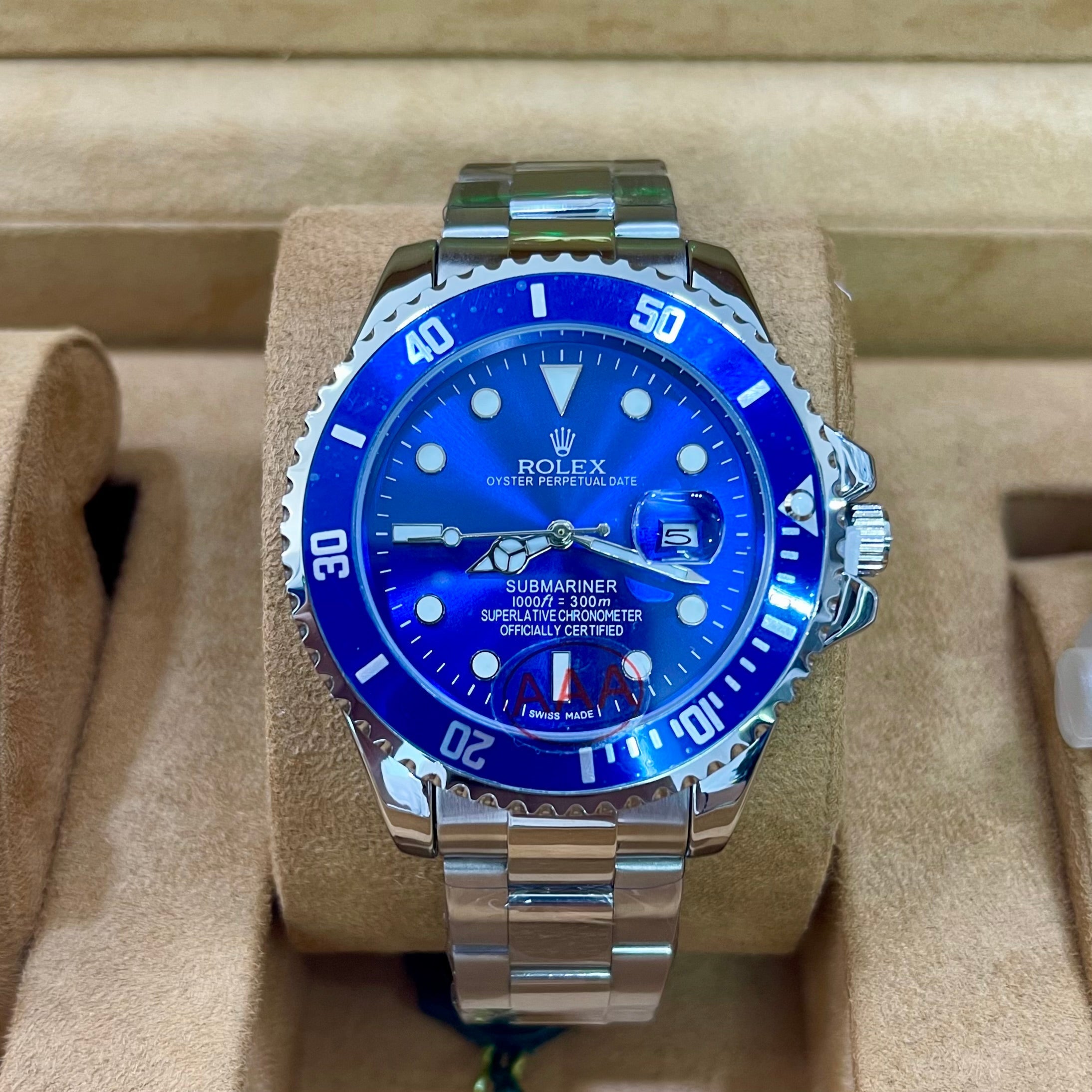 Rolex Submariner “ Smurf ” Blue Dial