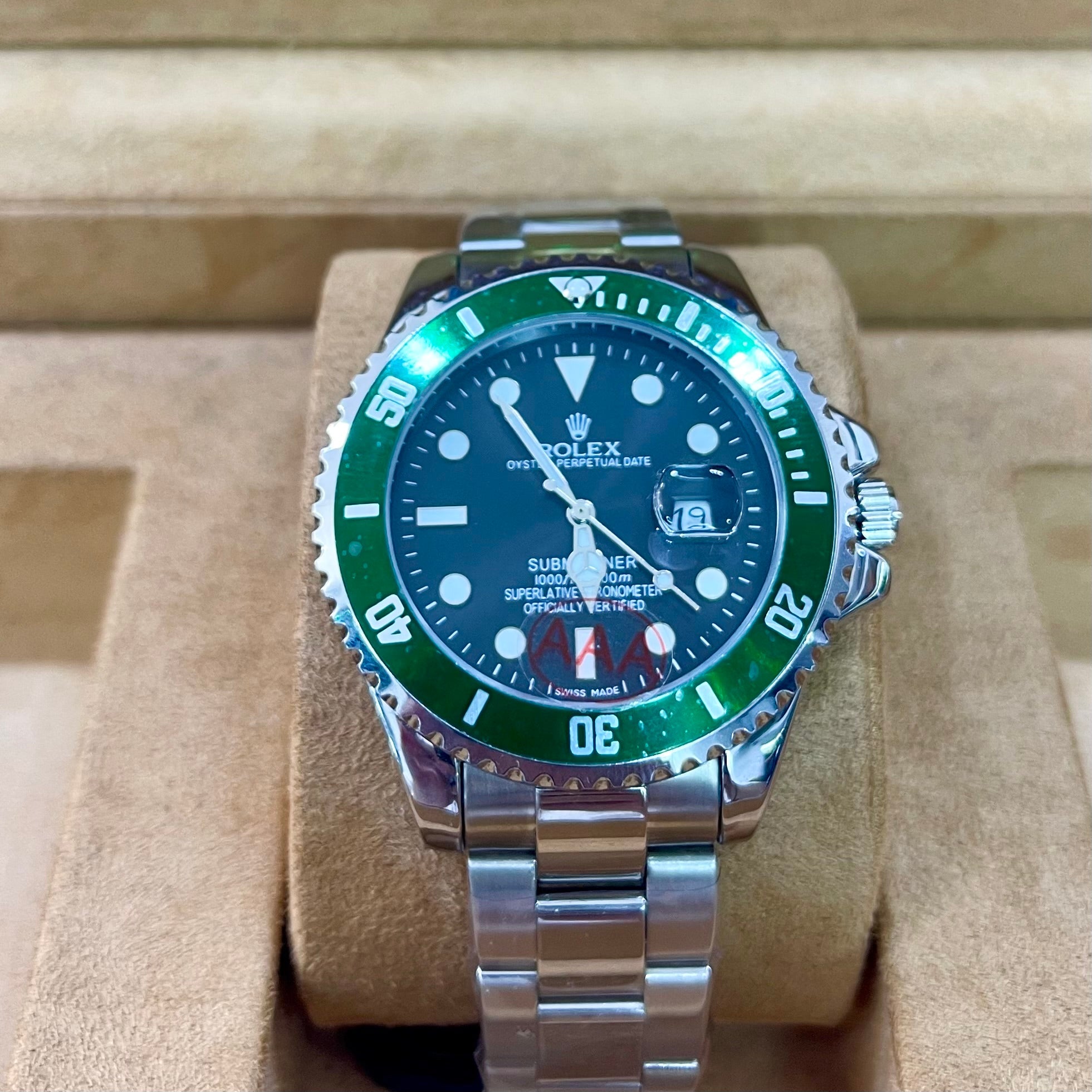 Rolex Submariner “ Starbucks ” Black Dial Green Bezel