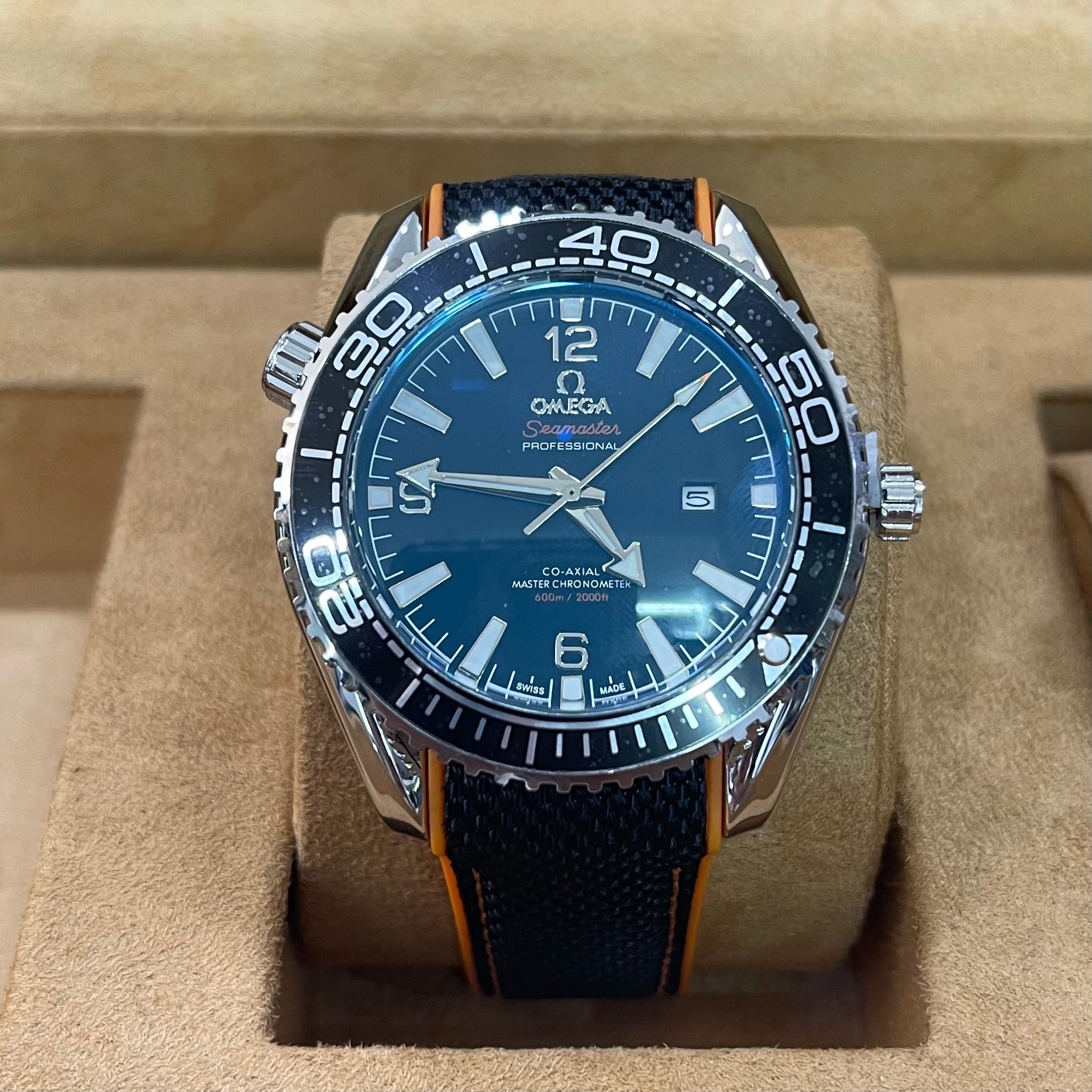 Omega Seamaster Planet Ocean Orange Strap