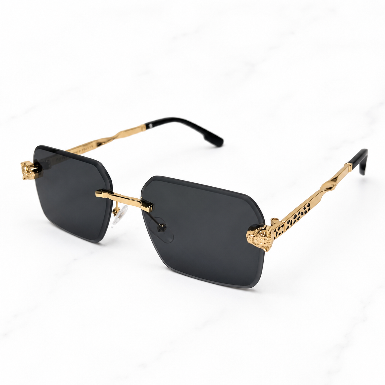 Cartier Eyewear Panther Black Gold